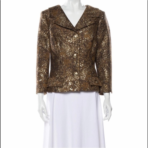 David Meister Printed Evening Jacket - Picture 7 of 16